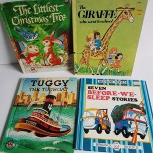 XP⚡Wonder & Other Vintage Children's Book Lot Hardcover Tuggy ETC